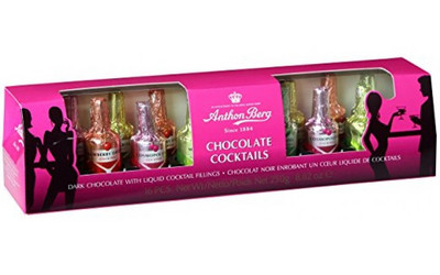Продуктови Категории Шоколади Anthon Berg шоколадови бутилки с ликьор на различни шоколадови коктейли  250 гр.